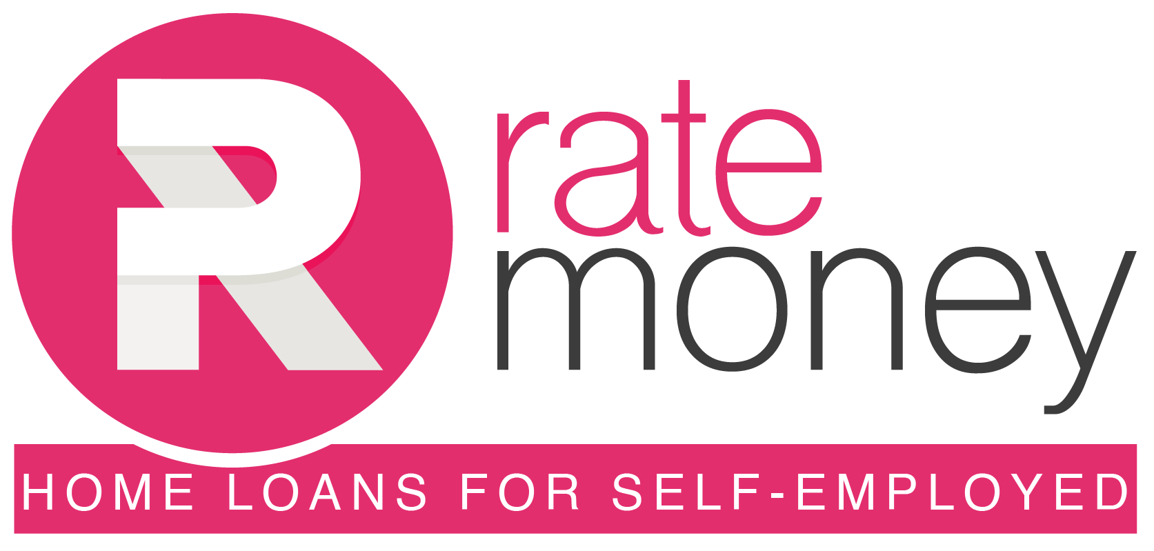 New Rate Money Logo + Pink + grey + Tagline-01